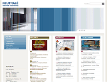 Tablet Screenshot of neutrale.lt